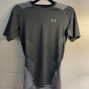 Under Armour Grey Compression Shirt - Mens Medium